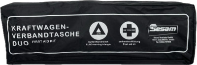 IWH KFZ-Verbandtasche Duo, Inhalt DIN 13164, schwarz