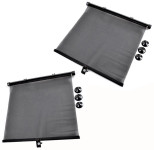 IWH KFZ-Sonnenschutzrollo, schwarz, 2er Set IWH KFZ-Sonnenschutzrollo, schwarz, 2er Set
