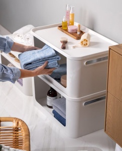 smartstore Boîte de rangement Module, 55 litres, blanc