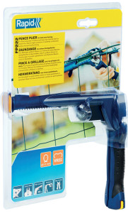 Rapid Pince à grillage FP222, incl. 200 agrafes VR22, bleu