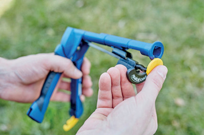 Rapid Pince à grillage FP222, incl. 200 agrafes VR22, bleu