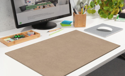 sigel Papier-Schreibunterlage, blanko braun, 595 x 410 mm