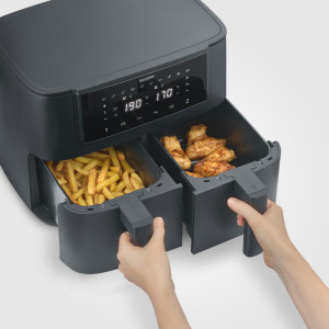 SEVERIN Doppel-Heißluft-Fritteuse FR 2463, 2 x 4 Liter