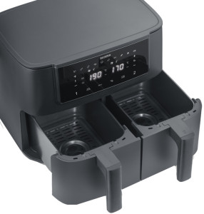 SEVERIN Doppel-Heißluft-Fritteuse FR 2463, 2 x 4 Liter