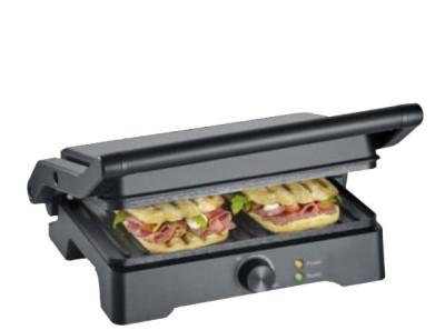 SEVERIN Kontaktgrill / Paninimaker KG 2391, schwarz