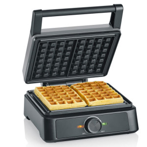 SEVERIN Belgisches Waffeleisen WA 2125, schwarz