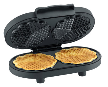 SEVERIN Duo-Waffeleisen Black Line WA 2118, schwarz