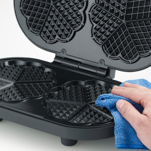 SEVERIN Duo-Waffeleisen Black Line WA 2118, schwarz