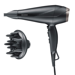 SEVERIN Haartrockner HT 0167, schwarz / silber