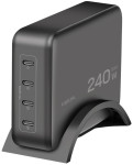LogiLink USB-C Tisch-Ladegerät, 4x Port, GaN, 240 Watt LogiLink USB-C Tisch-Ladegerät, 4x Port, GaN, 240 Watt