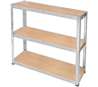 BRÜDER MANNESMANN Schwerlastregal, mit 5 Böden, 2er Pack