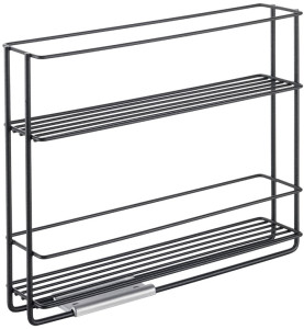 metaltex Étagère à épices In&Out LAVA, coulissant, noir