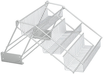metaltex Étagère à épices Up&Down, 3 niveaux, argent