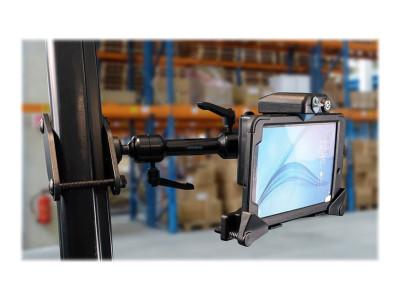 Gamber-Johnson : ZIRKONA 4IN DIAMOND MOUNT 6IN MED DOG-BONE JOINER + VESA PLATE