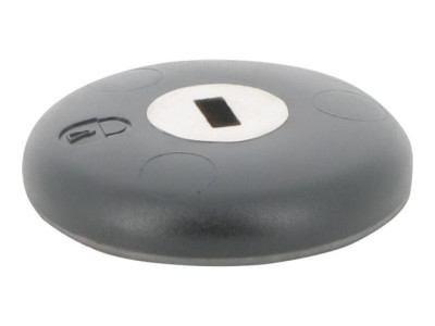 Mobilis : ROUND SECURITY SLOT - T LOCK - BLACK