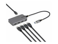Startech : HUB USB-A 4 PORTS 5 GBPS ALI MENT PAR BUS HUB PORTABLE