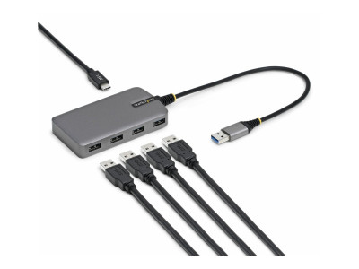 Startech : HUB USB-A 4 PORTS 5 GBPS ALI MENT PAR BUS HUB PORTABLE