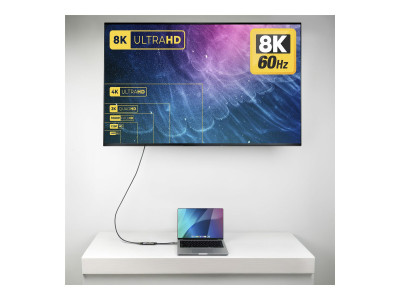 Startech : USB-C TO HDMI ADAPTER 8K 60HZ THUNDERBOLT / USB4 COMPATIBLE