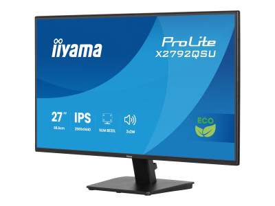 Iiyama : 27IN IPS QHD 350CD/ HDMI/DP/2USB/HP
