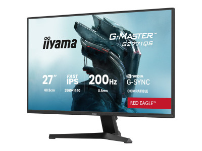 Iiyama : 27IN IPS QHD 200HZ/350CD/ 2HDMI/DP/HP