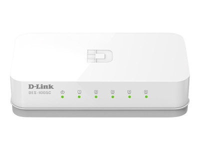 D-Link : 5 PORT 10/100BASE-T UNMANGED SWITCH (PLASTIC CASIN