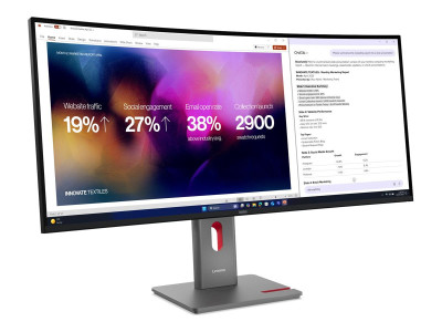Lenovo : THINKVISION P40WD-40 39.7IN 21:9 5120X2160 4MS 2000:1 HDMI/D
