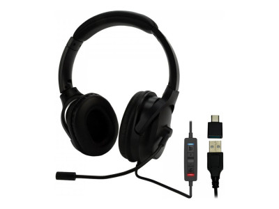 MCL Samar : WIRED HEADSET MICROPHONE USB-A / USB-C