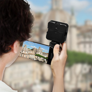 LogiLink Magnetischer Smartphone-Kameragriff mit LED-Licht