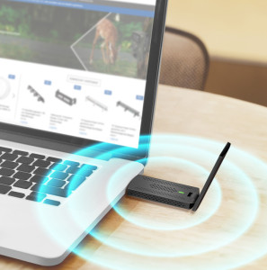 LogiLink WiFi USB 3.0 Adapter, mit magnetischer Halterung
