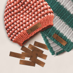 COLOP Étiquette à coudre Craft Labeler, cuir, marron