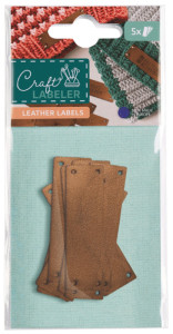 COLOP Étiquette à coudre Craft Labeler, cuir, marron