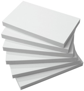 sigel Haftnotizen, 75 x 75 mm, blanko, weiß