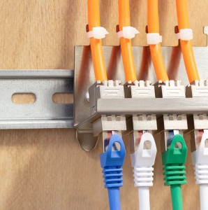 LogiLink Support de fixation pour 4 modules Keystone, inox