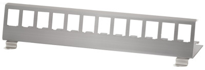 LogiLink Support de fixation pour 12 modules Keystone, inox