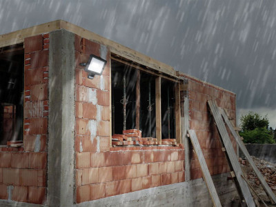 ANSMANN LED-Wandstrahler LUMINARY WFL30W-S, Bewegungsmelder