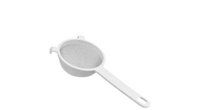 metaltex Passoire en plastique, fin, diamètre: 70 mm, blanc