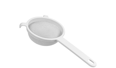 metaltex Passoire en plastique, fin, diamètre: 70 mm, blanc
