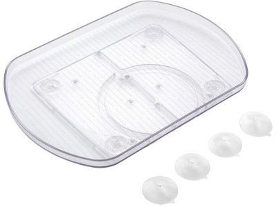 metaltex Plateau tournant Loop, plastique, transparent