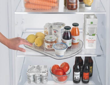 metaltex Plateau tournant Loop, plastique, transparent