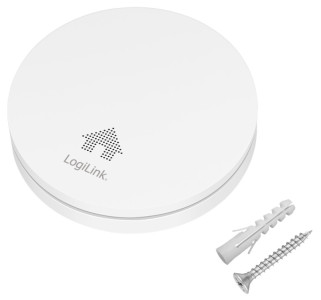 LogiLink Rauchmelder, extra flach, 85 db, weiß