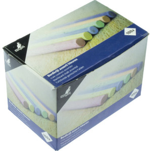 kangaro Wandtafelkreide, rund, farbig sortiert