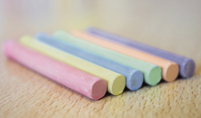 kangaro Wandtafelkreide, rund, farbig sortiert