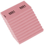 kangaro Nummernblock 1-1000, 105 x 42 mm, gelb