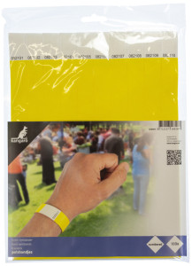 kangaro Eventbänder, 254 x 19 mm, reißfest, gelb