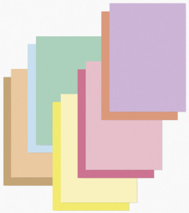 folia Tonpapier- und Fotokarton-Block PASTEL, A6, 60 Blatt