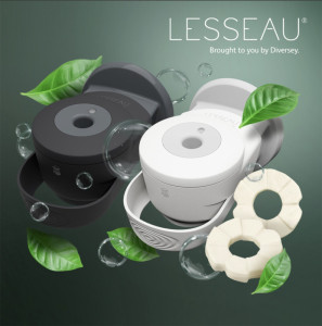 LESSEAU Distributeur de savon dur, blanc