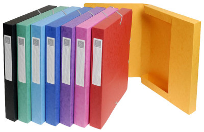 EXACOMPTA Boîte de classement, A4, dos: 25 mm, noir