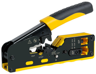 LogiLink Crimpzange für Kat.5/Kat.6/Kat.6A/Kat.7 RJ45 &