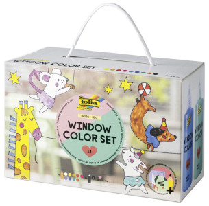 folia Window Color Jumbo-Set BASIC BIG, 10 x 80 ml