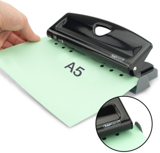 RAPESCO Mehrfachlochung für Terminplaner, schwarz